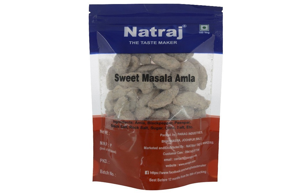 Natraj Sweet Masala Amla    Pack  125 grams